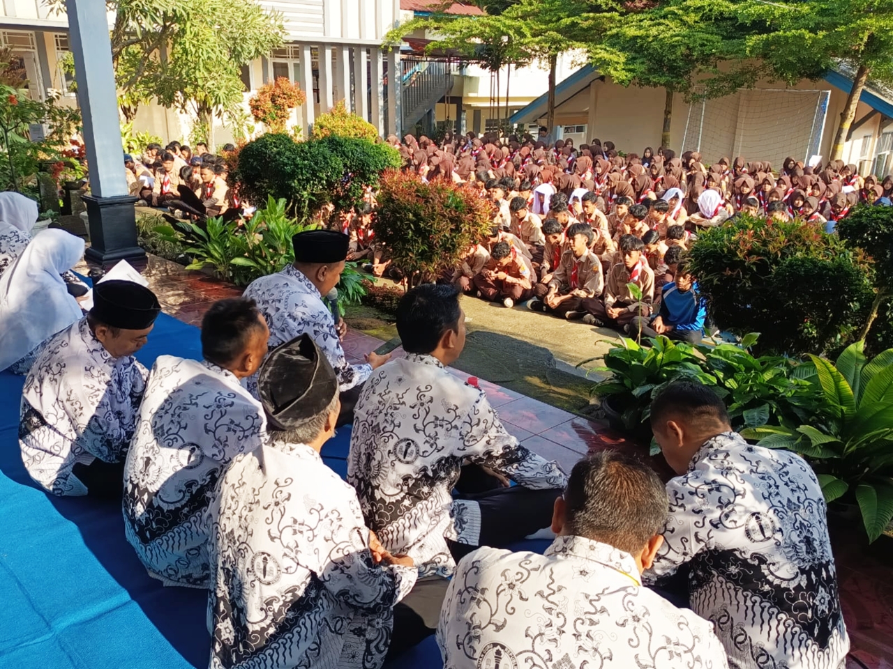 Istigasah Bersama Siswa Kelas 7, 8, dan 9 SMP Negeri 1 Moga: Ikhtiar Spiritual Menyambut TKA