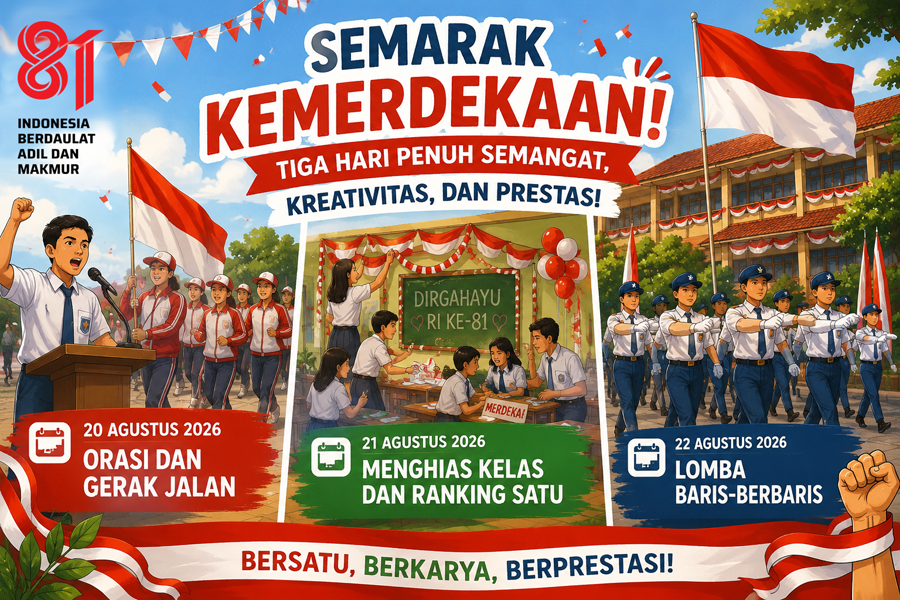 Semarak HUT ke-81 RI: Saatnya Bersatu, Berkarya, dan Berprestasi